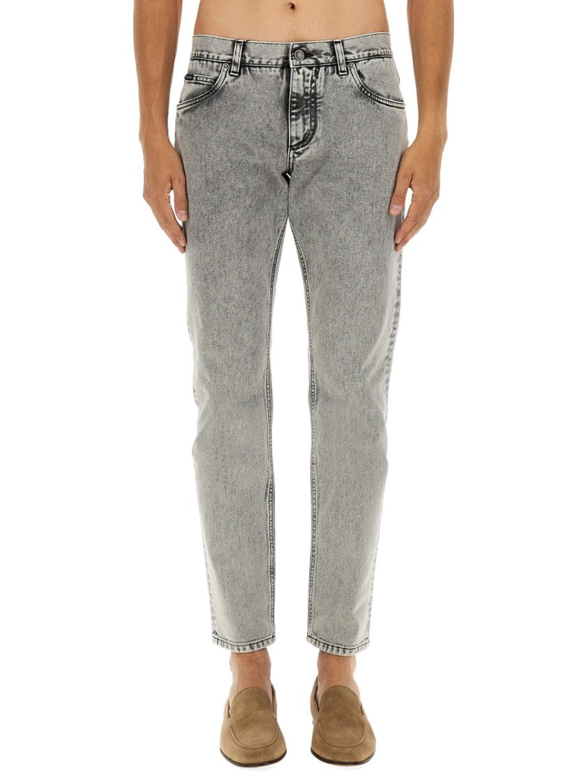 Dolce & Gabbana Regular Fit Cotton Pants