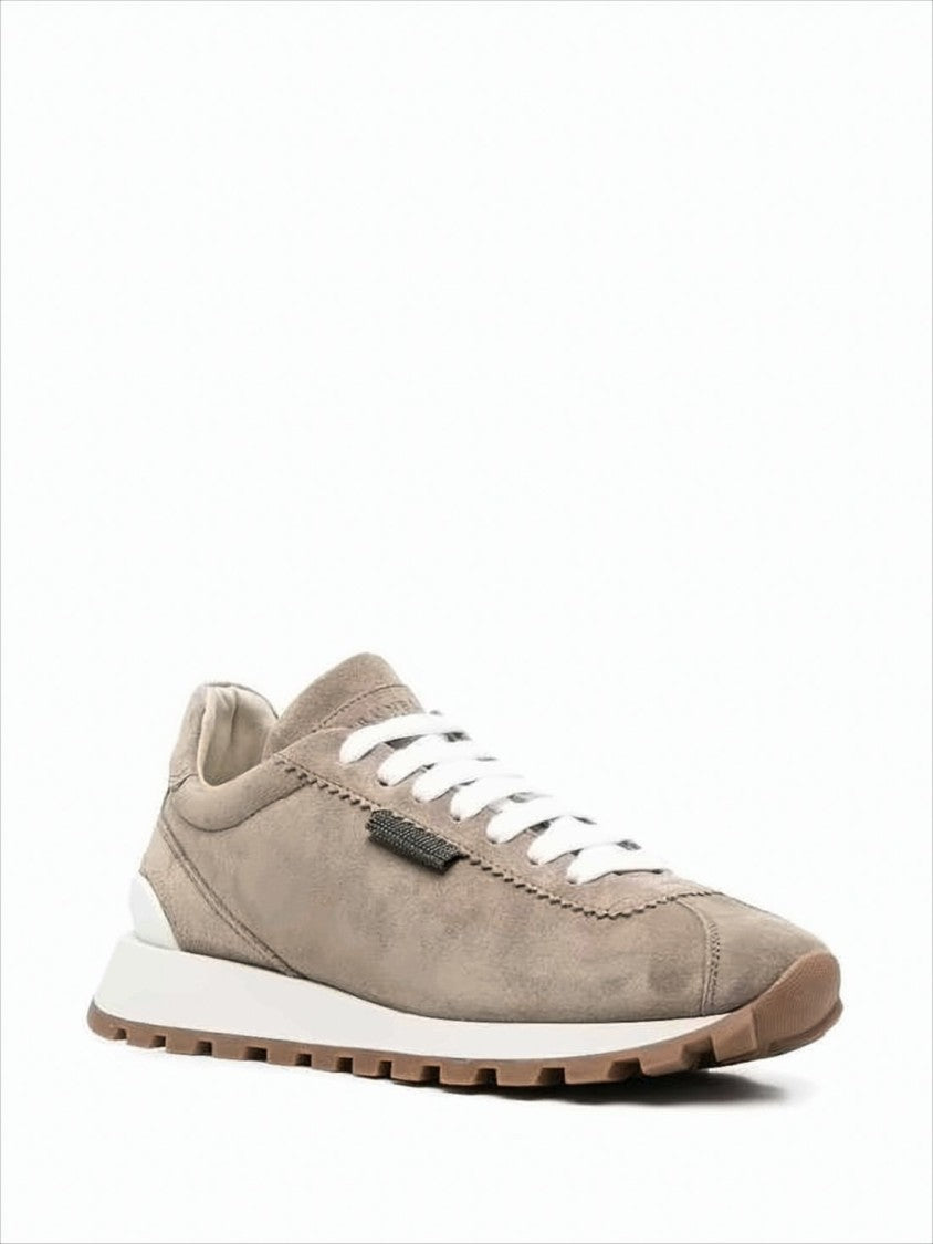 Brunello Cucinelli Low-Profile Suede Sneakers