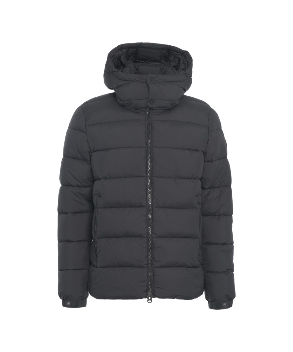 Save The Duck Functional Puffer Jacket With Fixed Hood And Plumtech Insulation