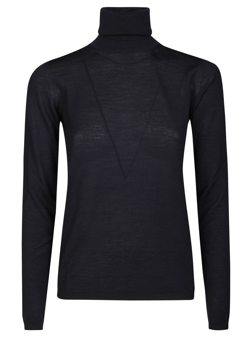 Max Mara Black Turtleneck Pullover