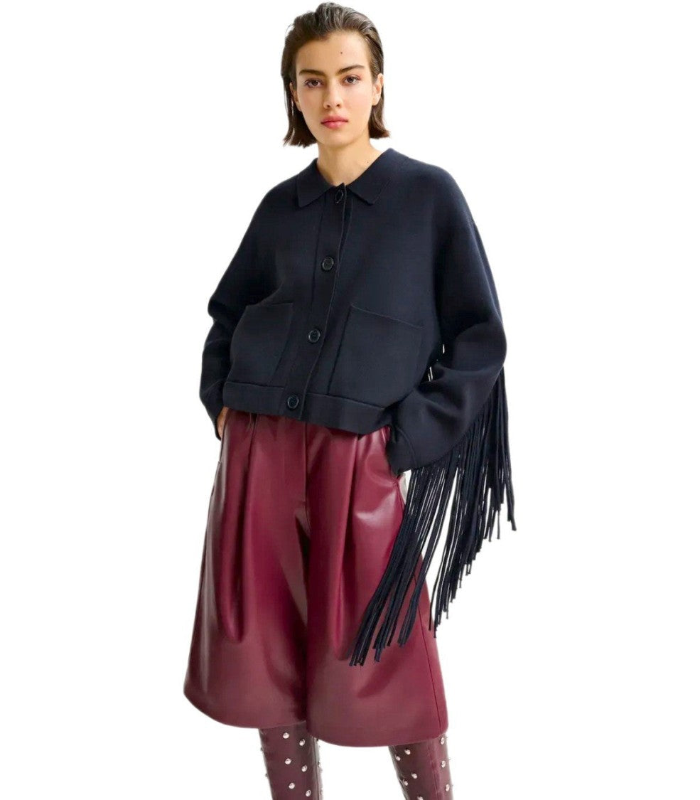 Essentiel Antwerp Istern Navy Blue Cardigan