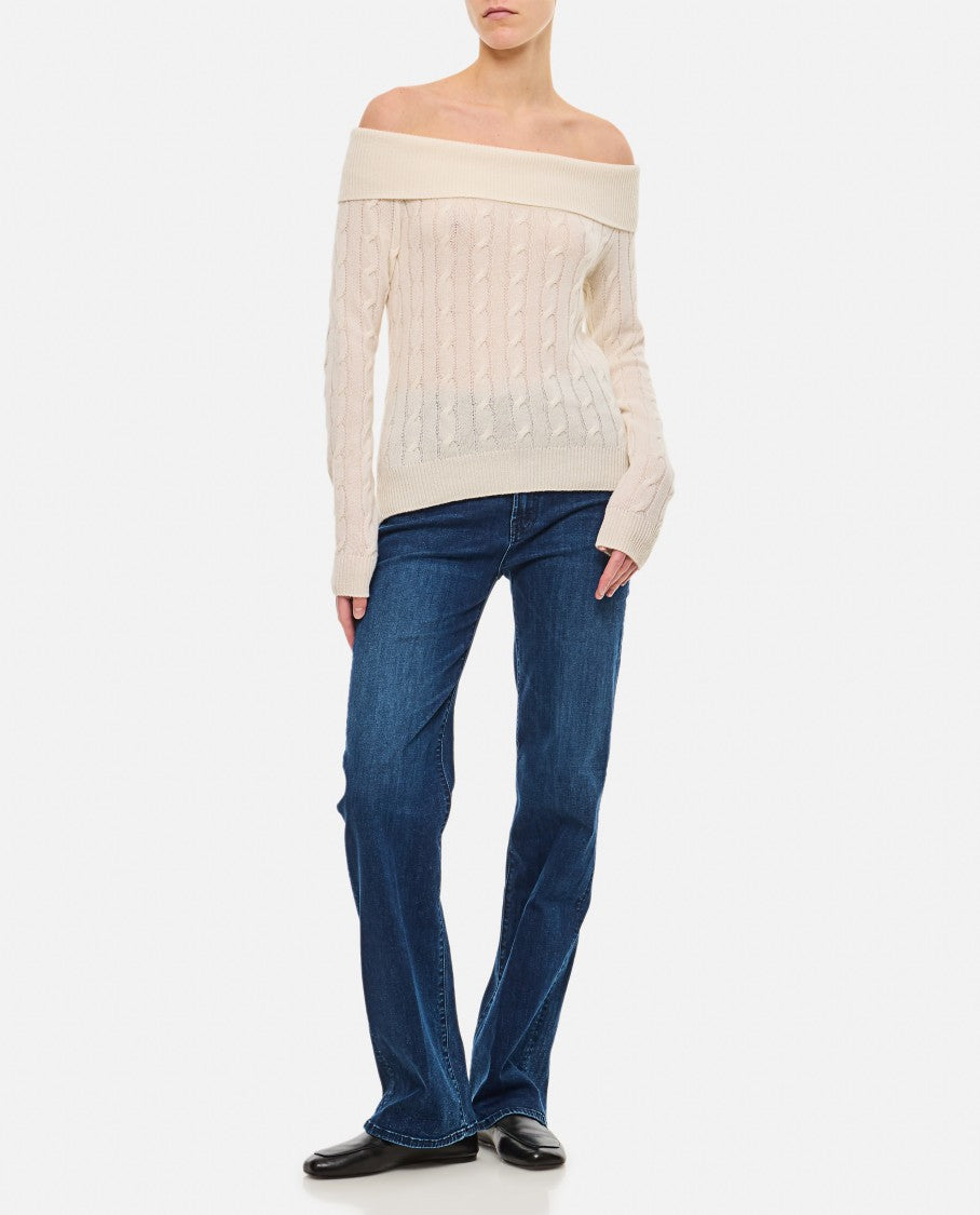 Ralph Lauren Collection Off Shoulder Knit