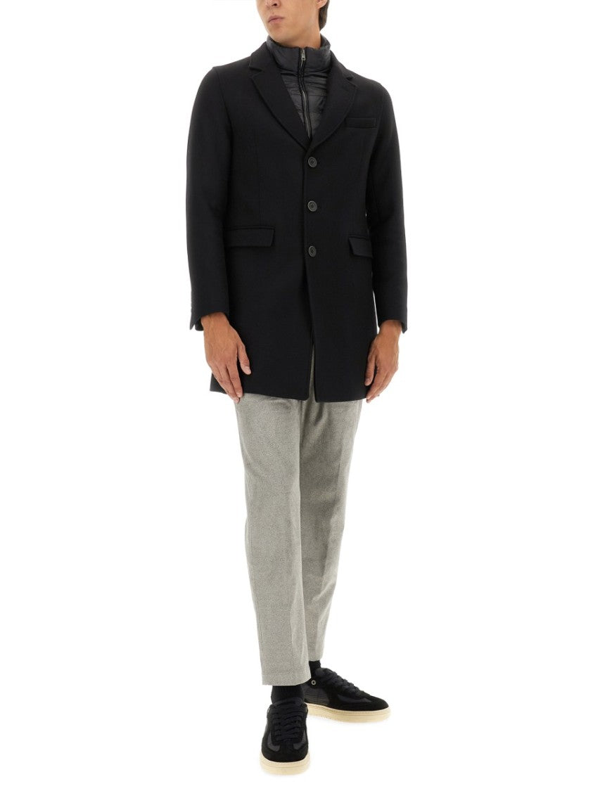 Herno Tailored Black Coat