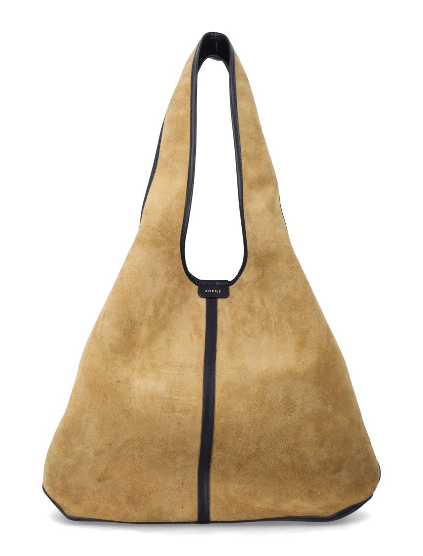 Soeur Spacious Rectangular Douce Tote With Sturdy Handles