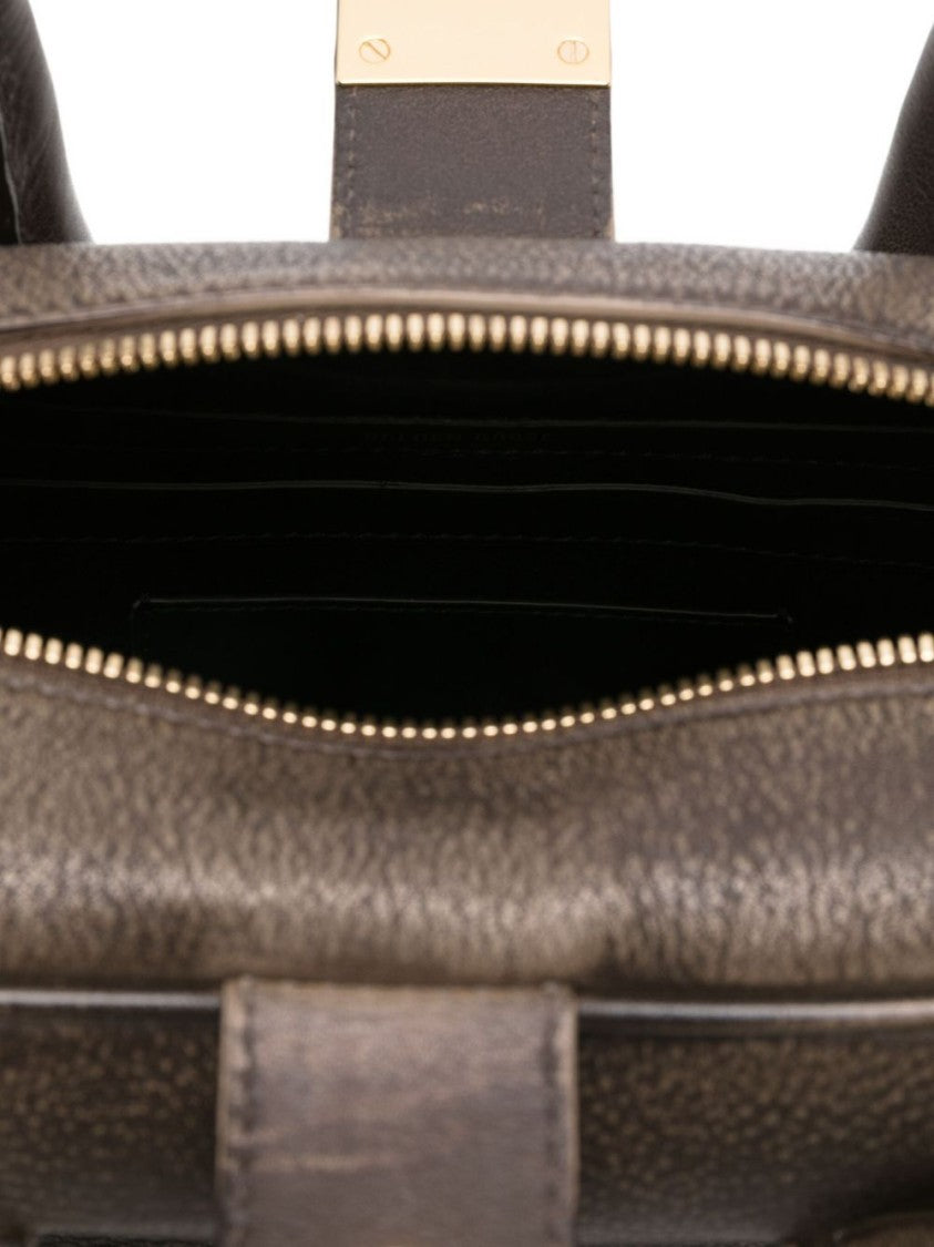Golden Goose Structured Rectangular Shoulder Bag With Gold-Tone Hardware