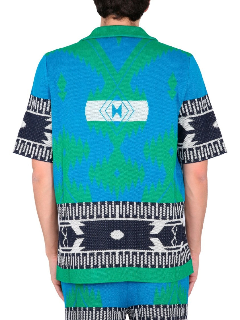 Alanui Jacquard Shirt With Bowling Collar