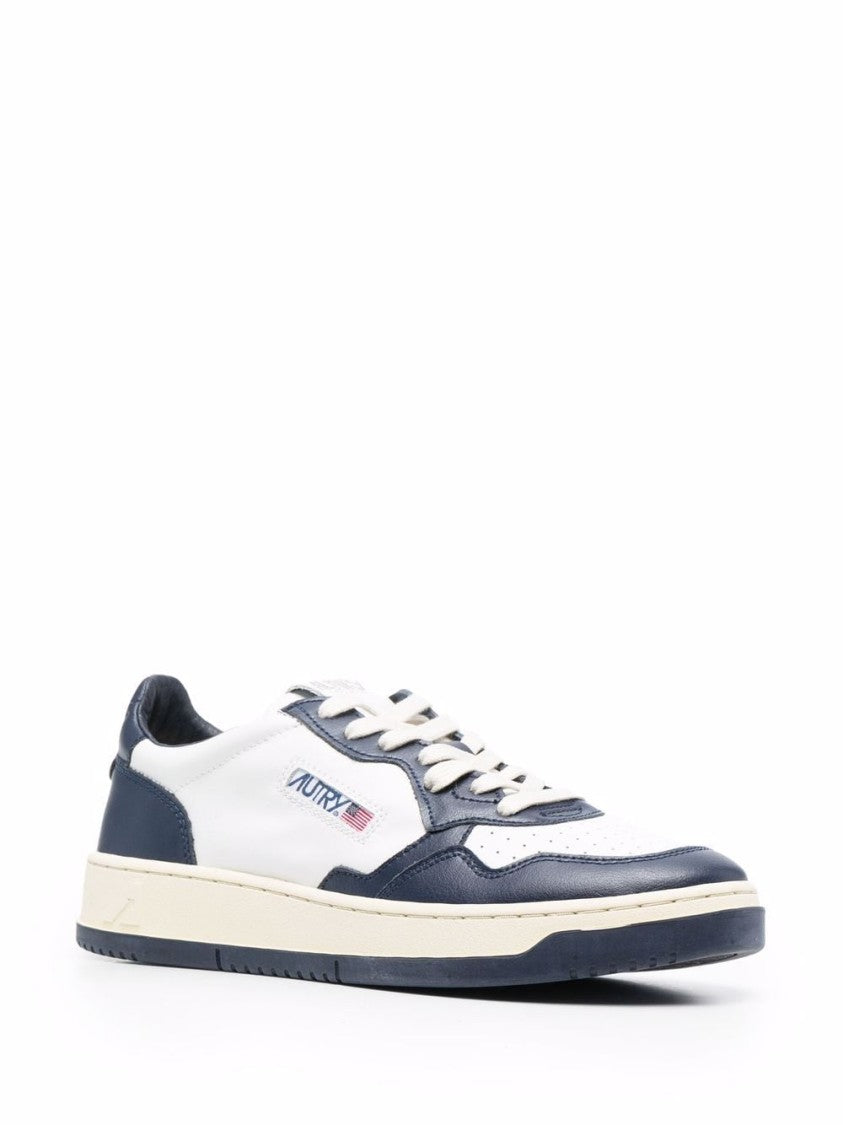 Autry Autry Sneakers With Cow Leather And Design