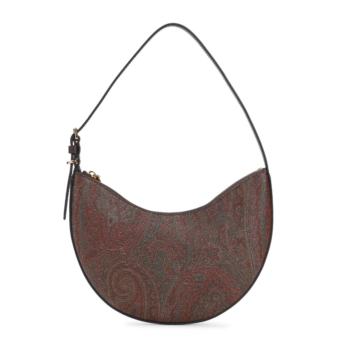 Etro Elegant Cotton Blend Shoulder Bag With Spacious Interior And Intricate Pattern