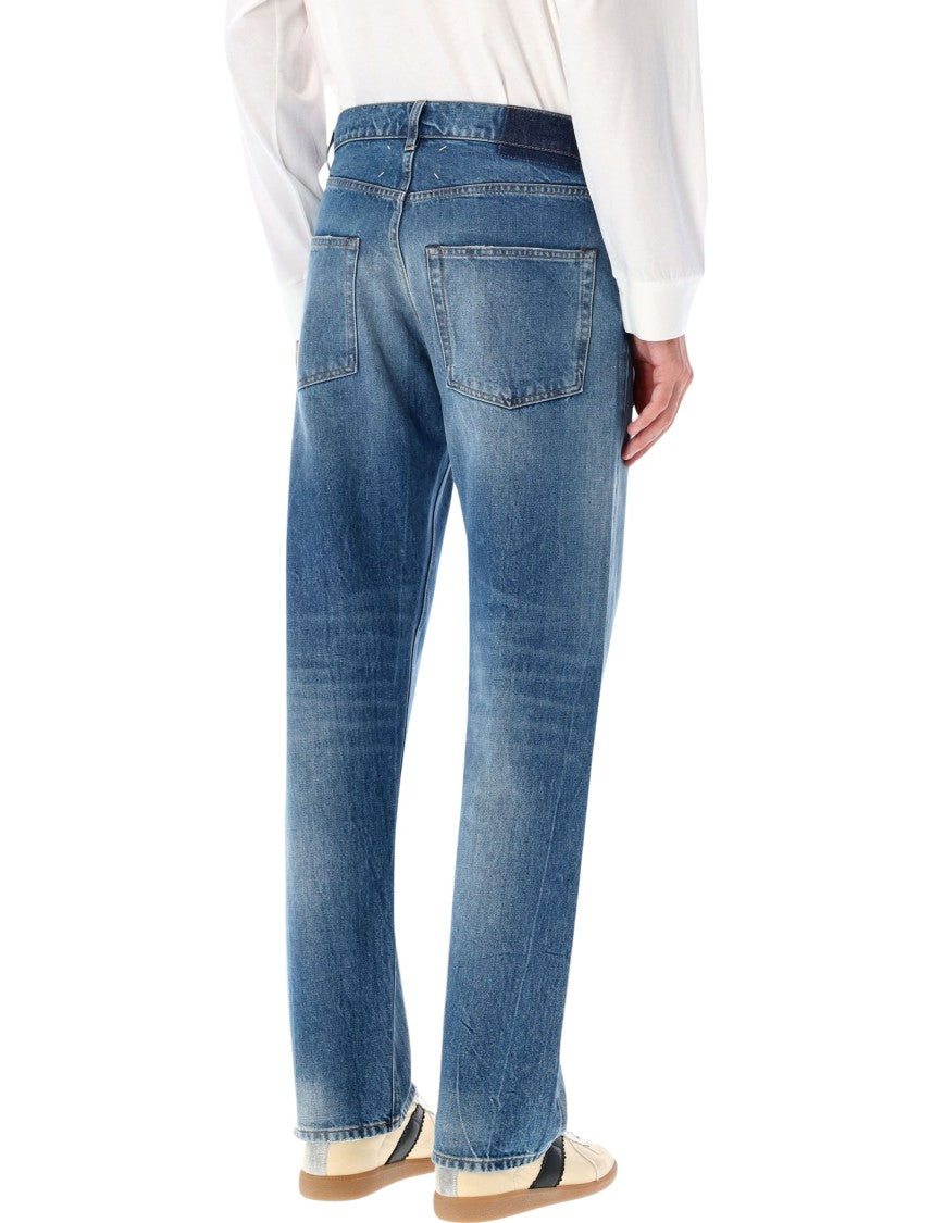 Maison Margiela Stonewashed Blue Denim Jeans