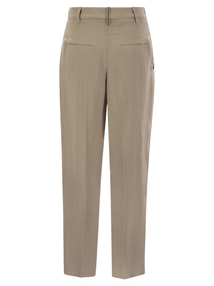 Brunello Cucinelli Slouchy Trousers In Viscose