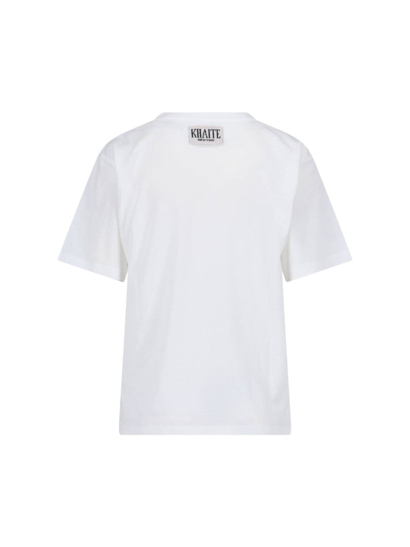 Khaite "Mae" T-Shirt White