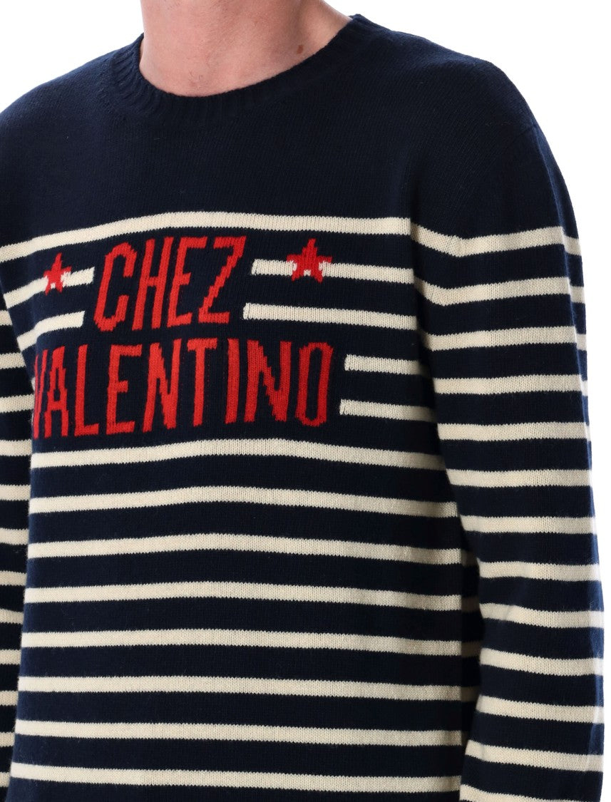 Valentino Garavani Knit Stripe Sweater