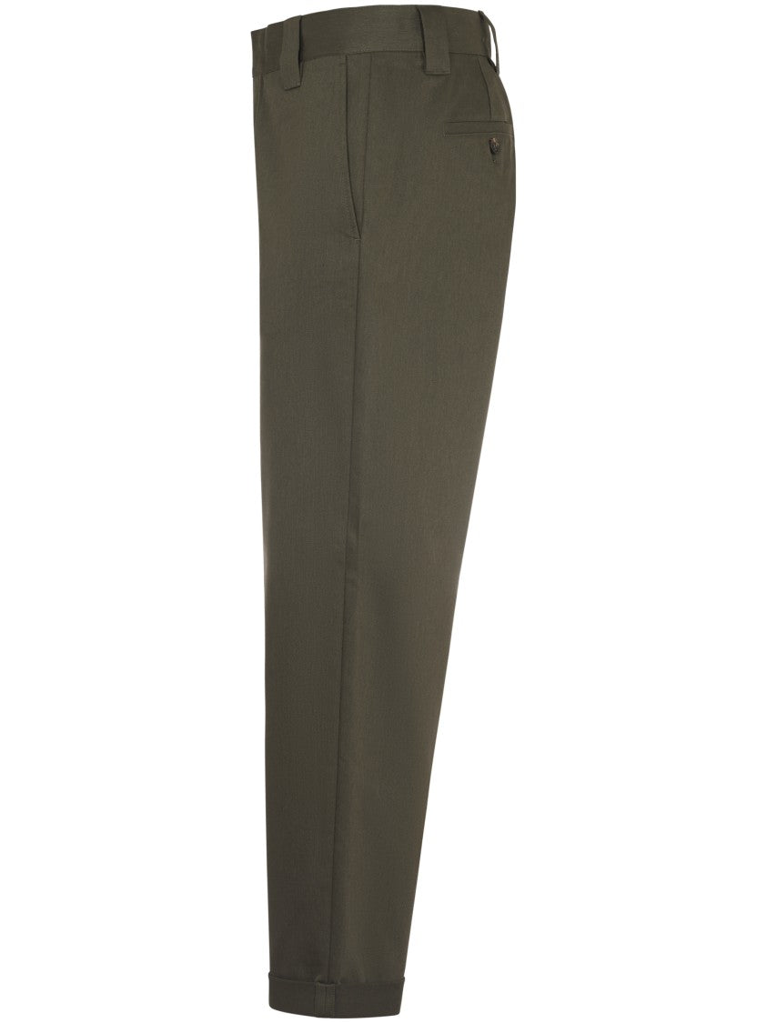 Golden Goose Military Green Chino Skate Pants