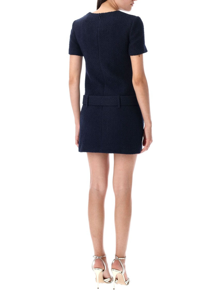 Self-Portrait Boucle Mini Dress