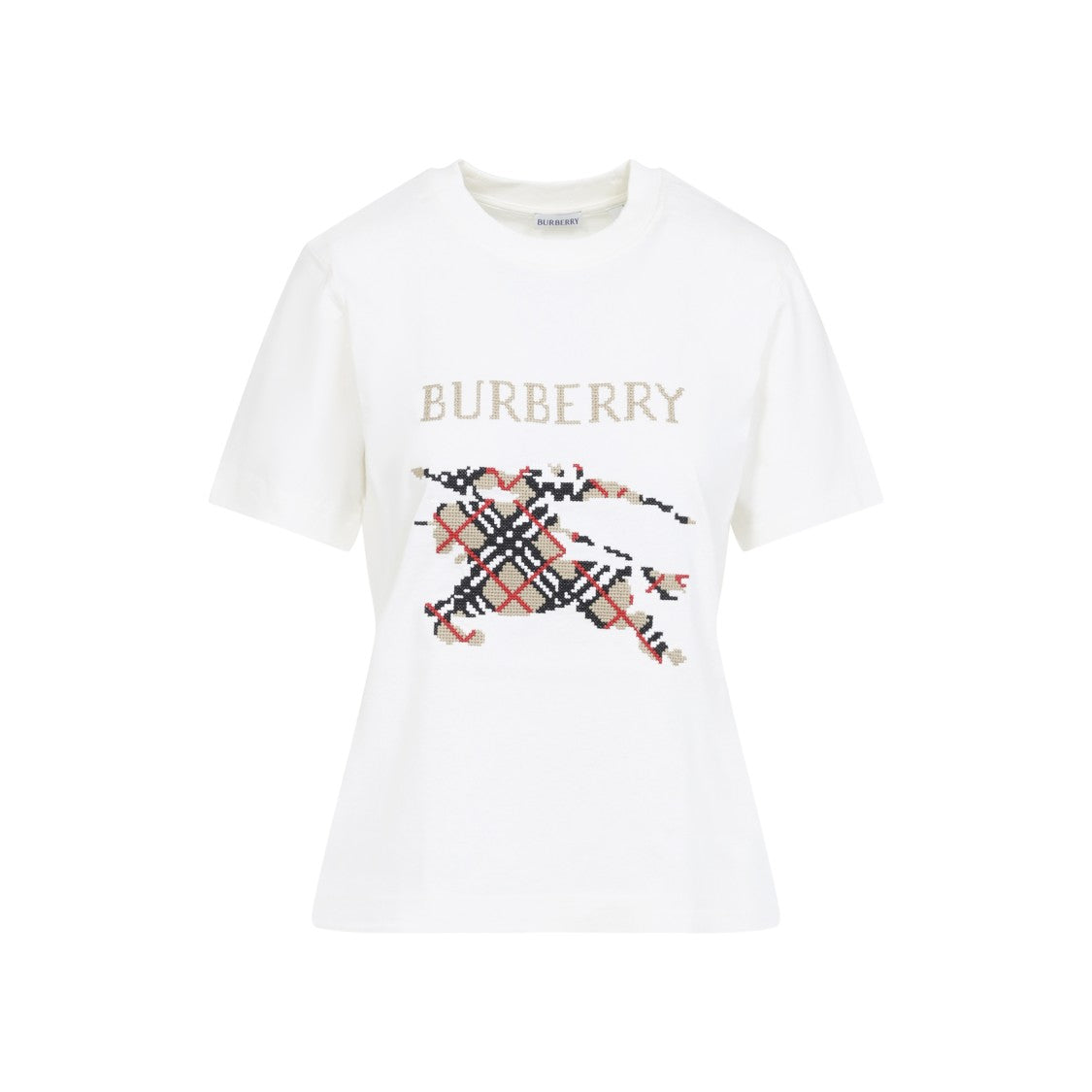 Burberry Frankie White Cotton T-Shirt