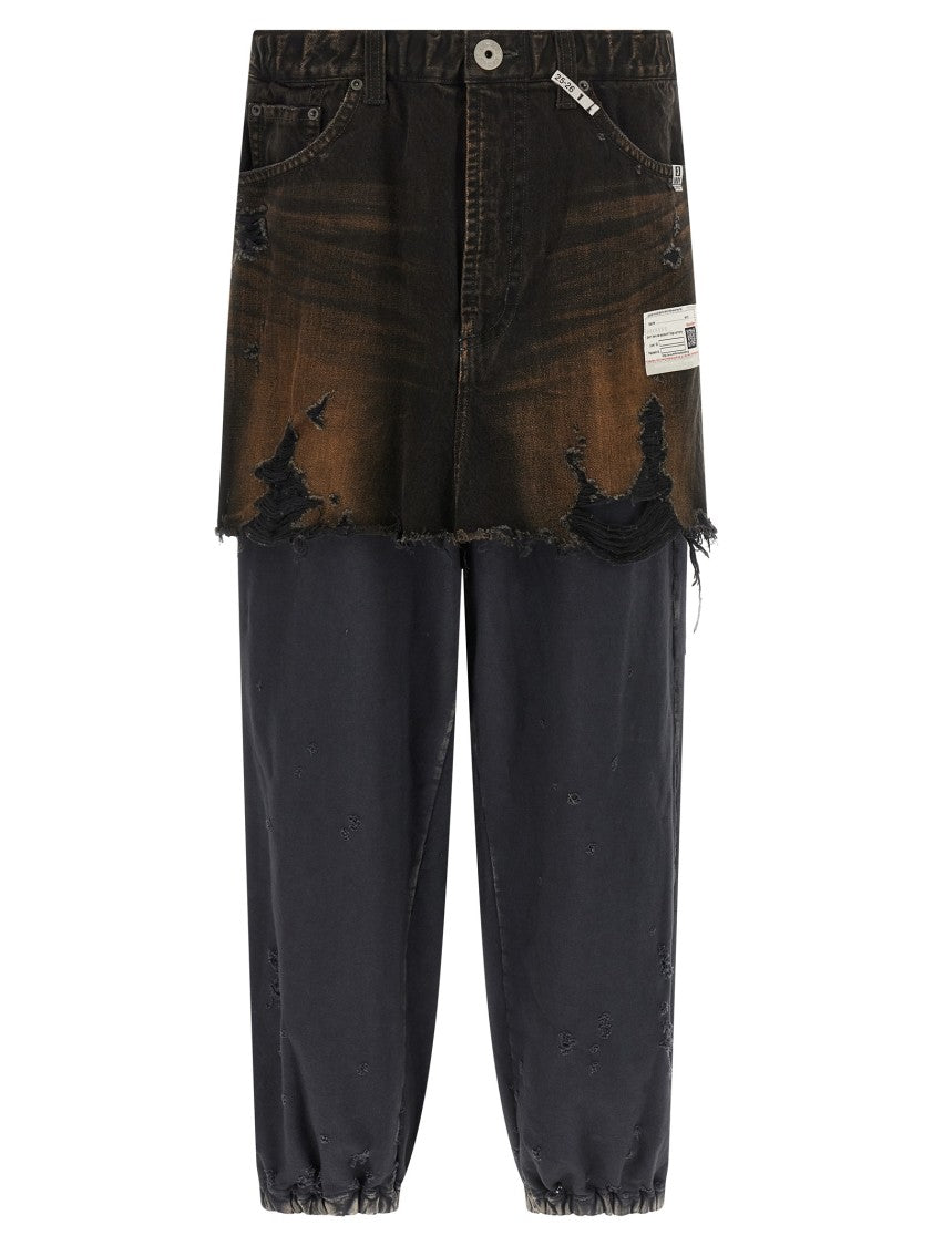Maison Mihara Yasuhiro 'Waist Layered Denim' Pants