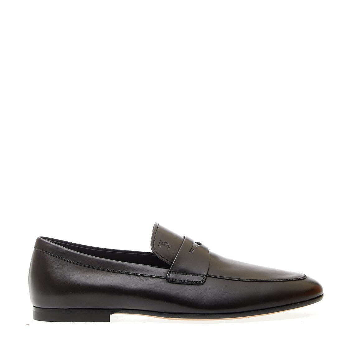 Tod's Mocassino Fondo Cuoio In Pelle Nero