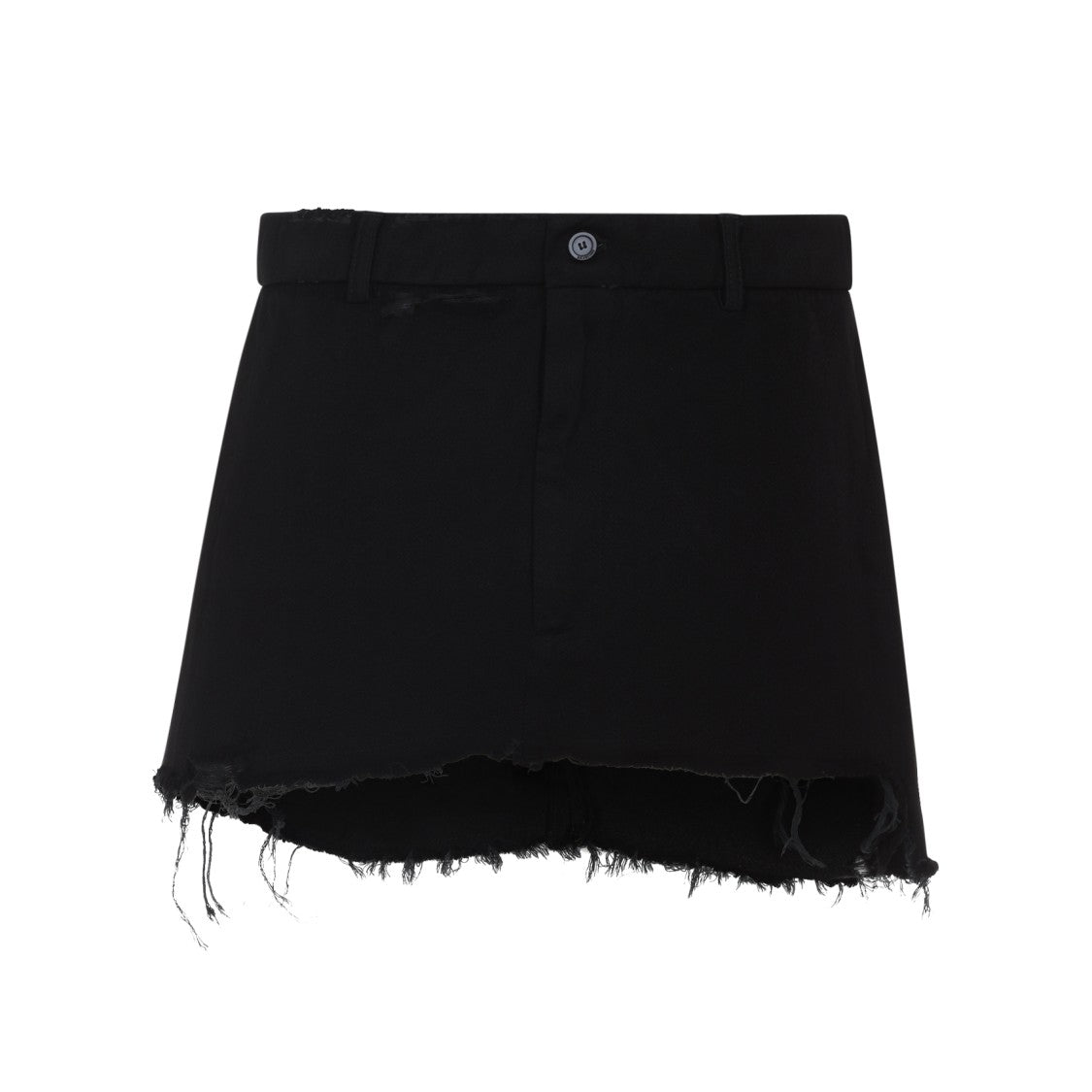 Balenciaga Tailored Black Mini Skirt