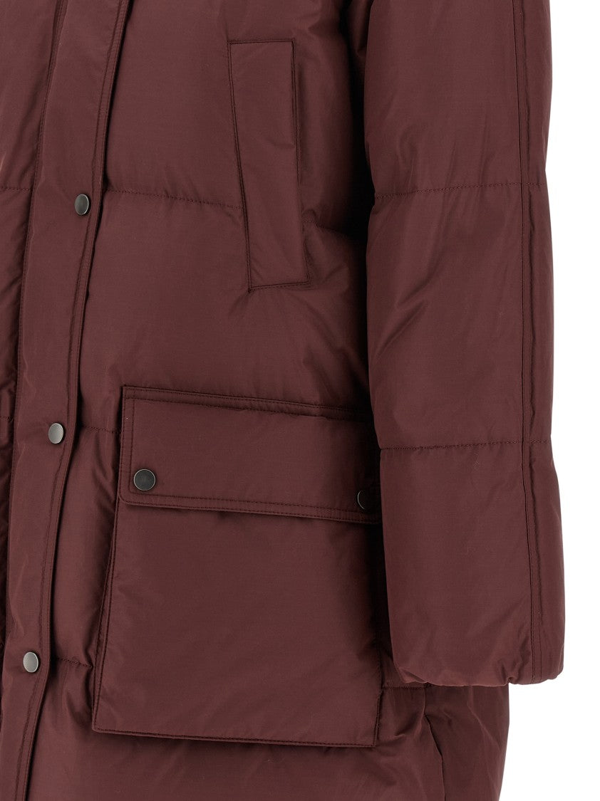 Brunello Cucinelli 'Shiny Zipper Pull' Down Jacket