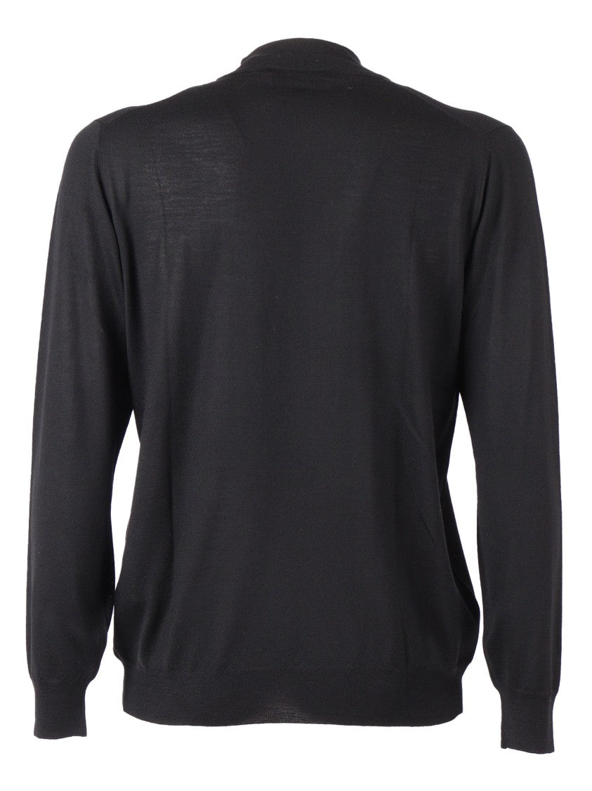 Fedeli Long-Sleeved Knitted Sweater