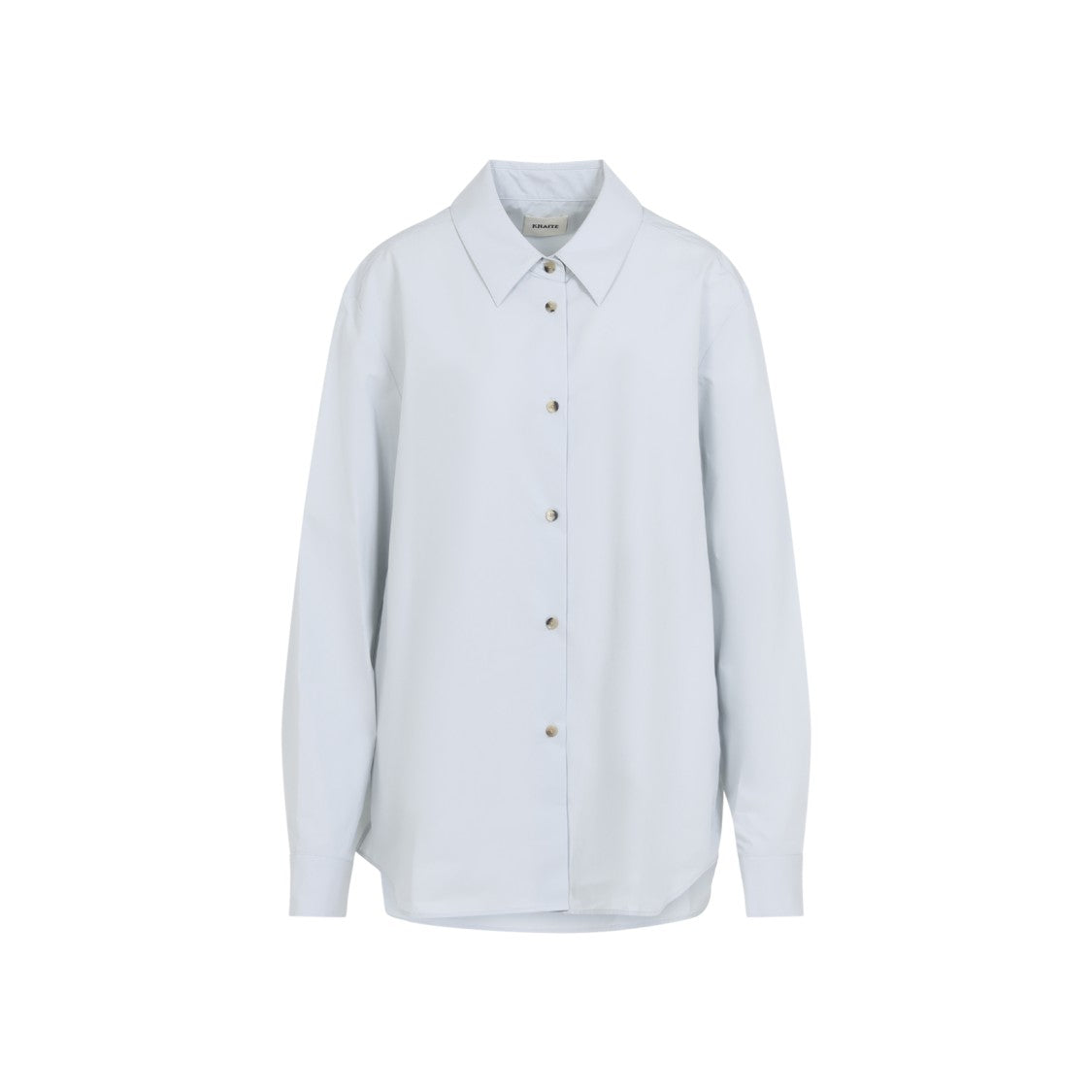 Khaite Ice Blue Cotton Argo Top