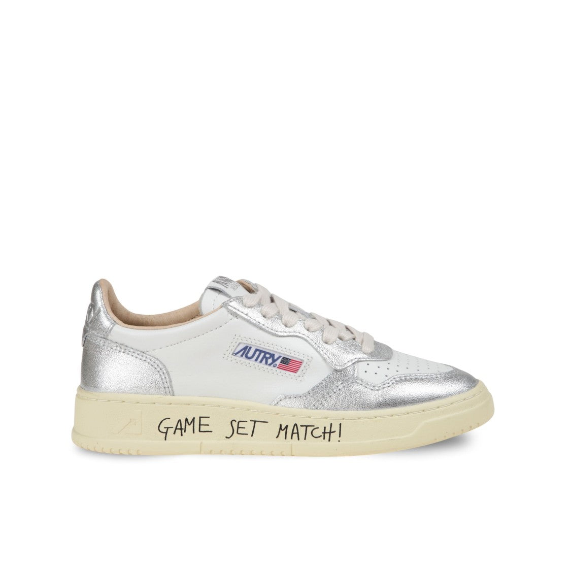 Autry Medalist Low Metallic Sneakers