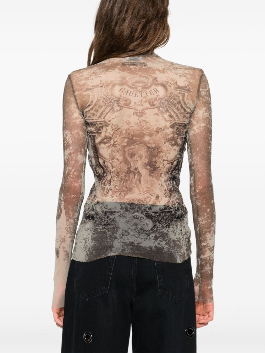Jean Paul Gaultier Multicolor Mèdaillon Top