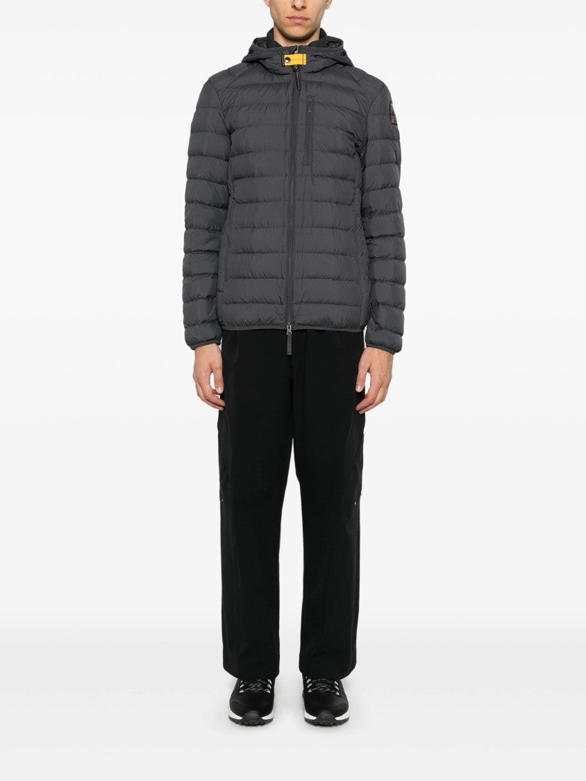 Parajumpers Quilted Black Jacket With Hood