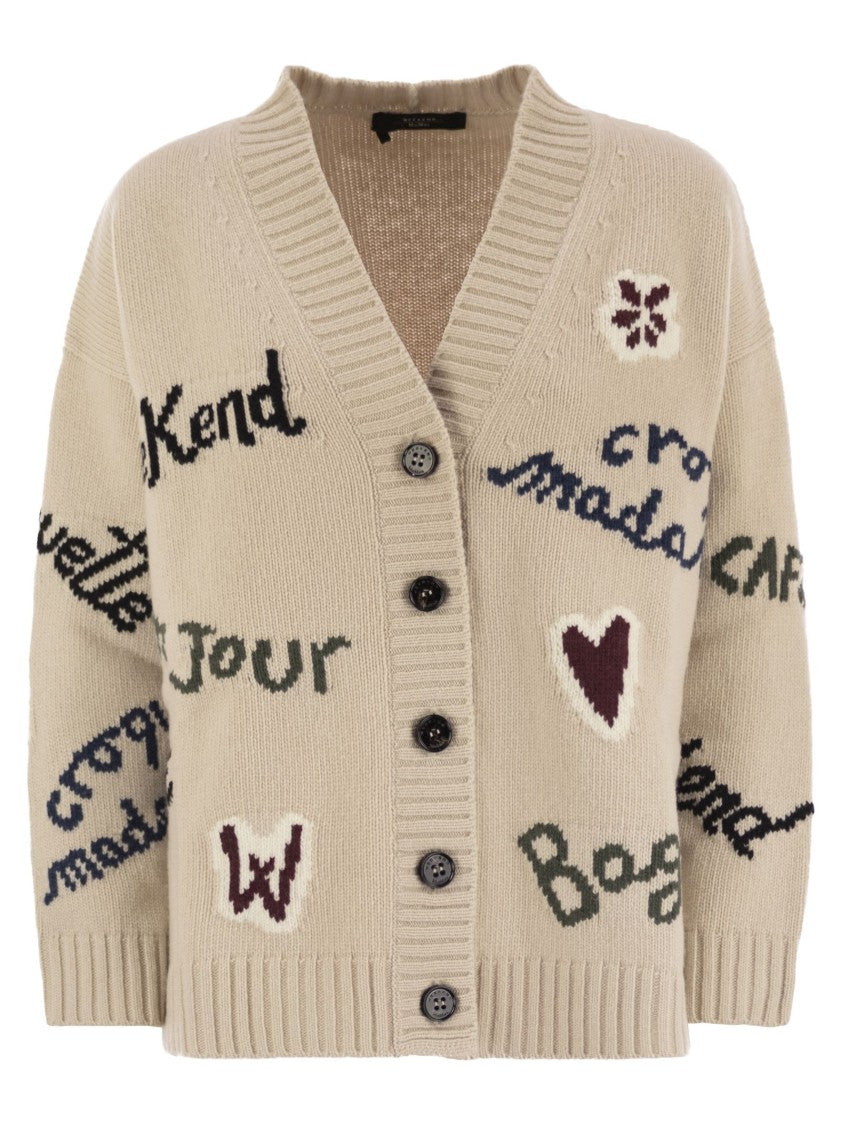 Max Mara Belgio - Over Cardigan In Wool Yarn