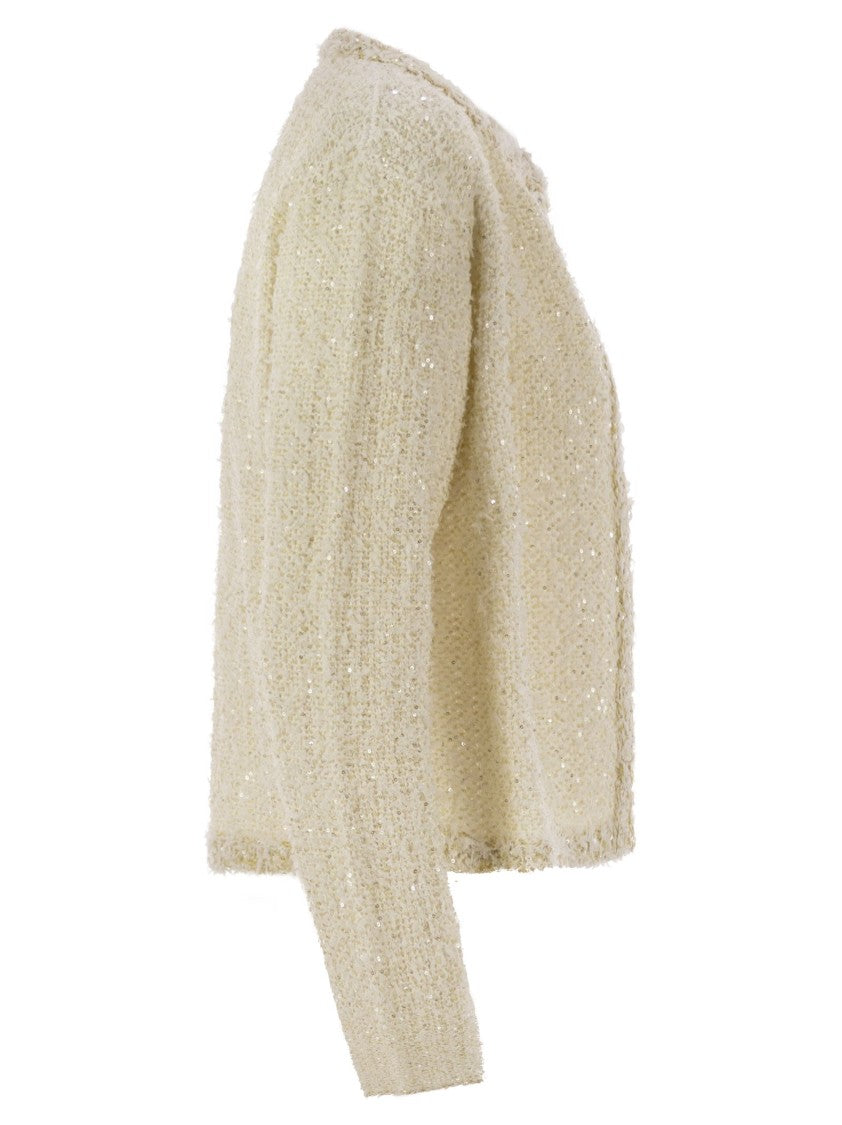 Fabiana Filippi Tweed-Effect Yarn Cardigan