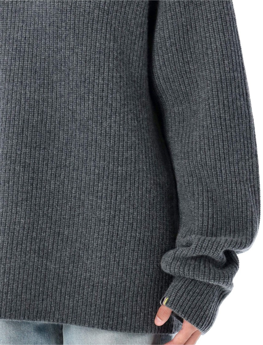 Extreme Cashmere You Ribbed Knit Sweater