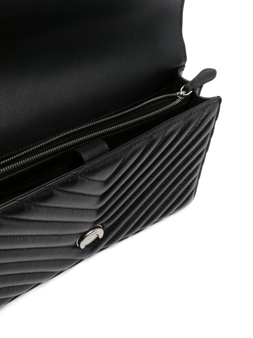 Pinko Love Bird Quilted Shoulder Bag
