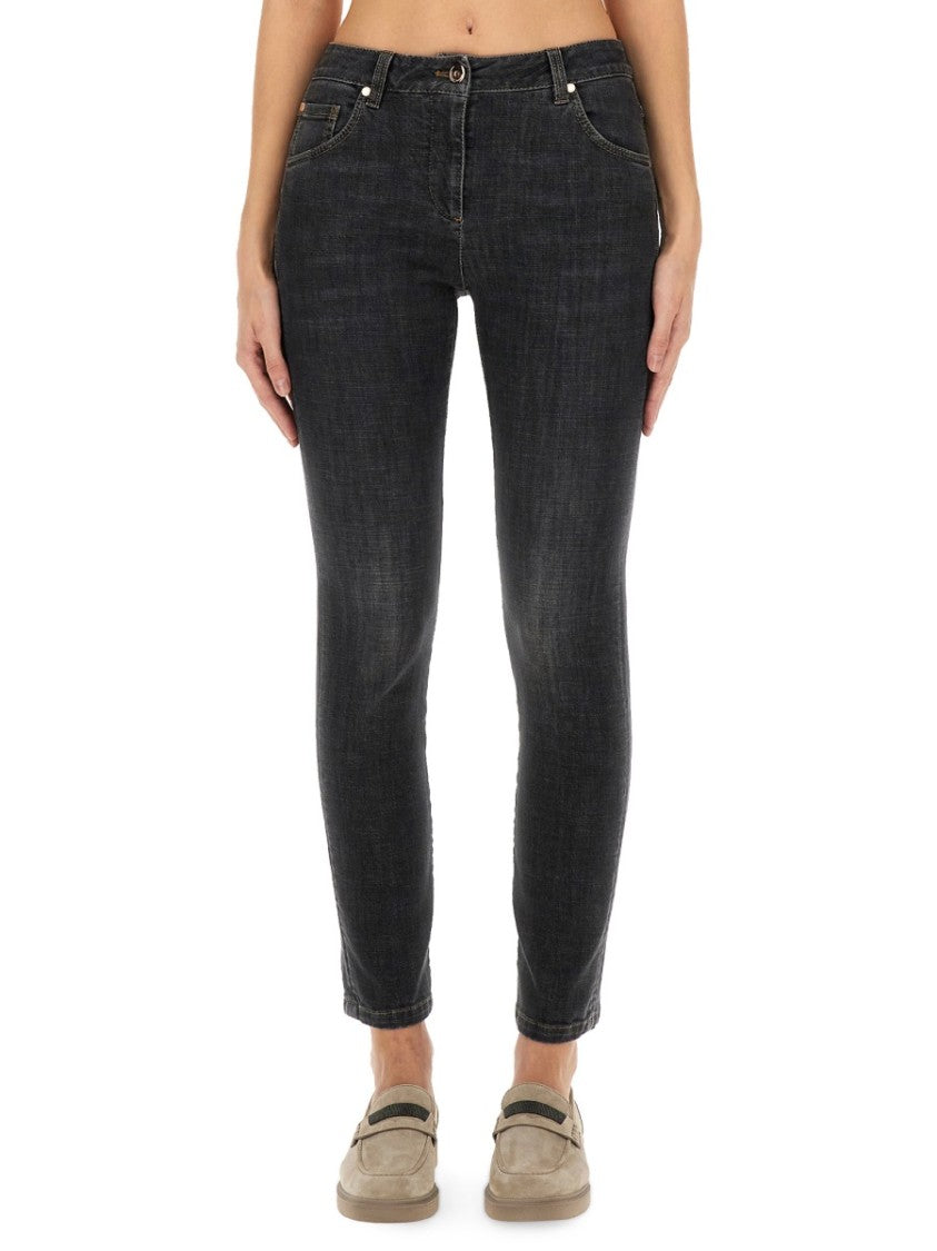 Brunello Cucinelli Slim Fit Denim Pants