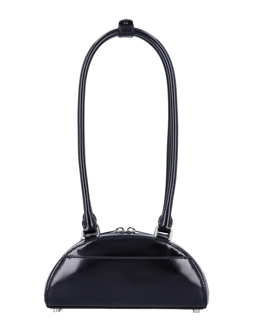 Self-Portrait Mini Curved Charm Shoulder Bag