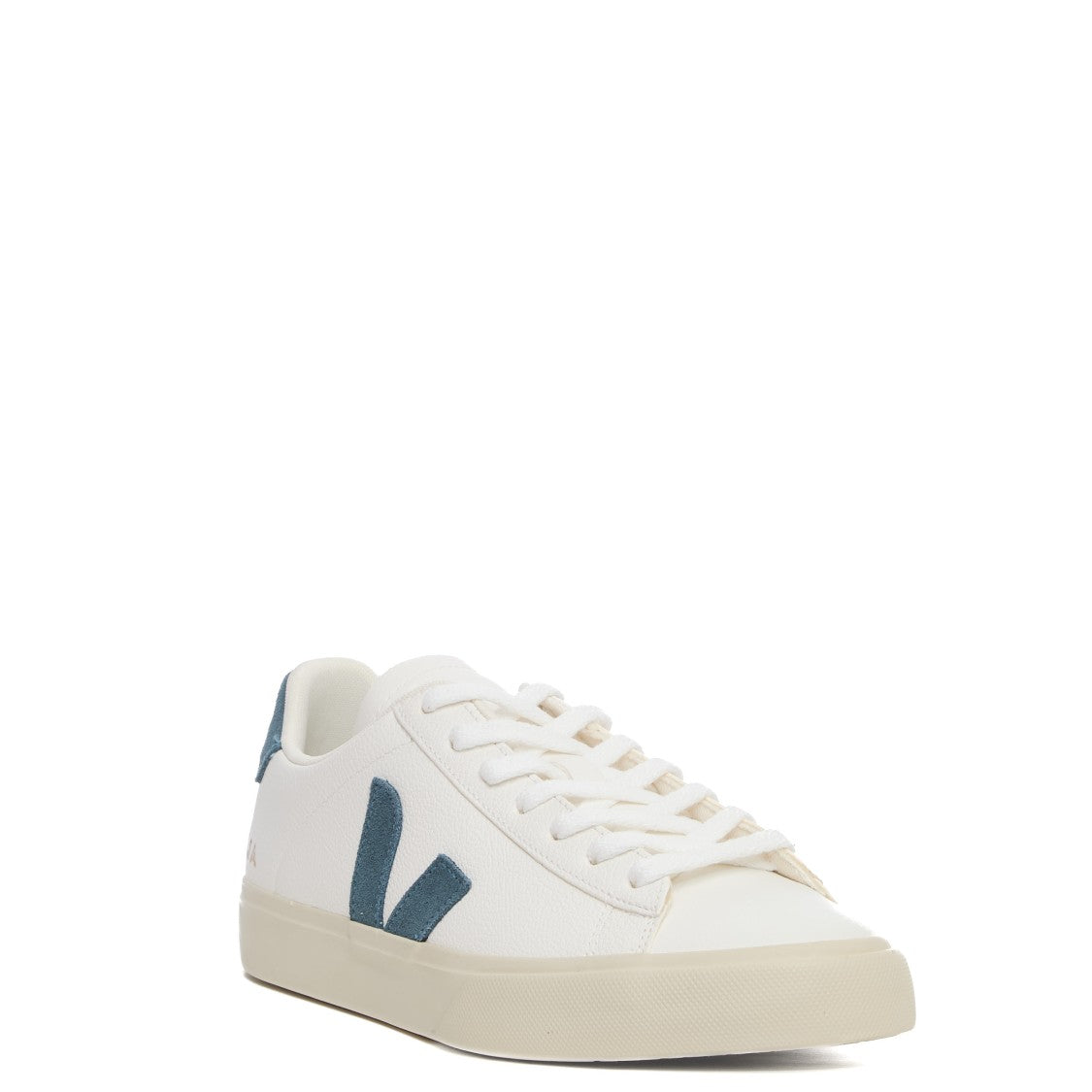 Veja Campo Leather Sneakers With Contrasting Accents
