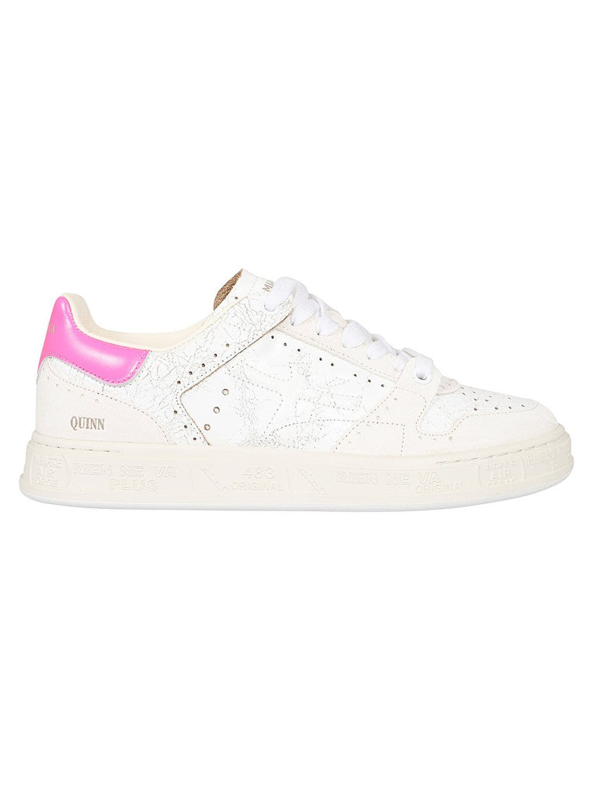Premiata Leather Sneakers With Textured Upper