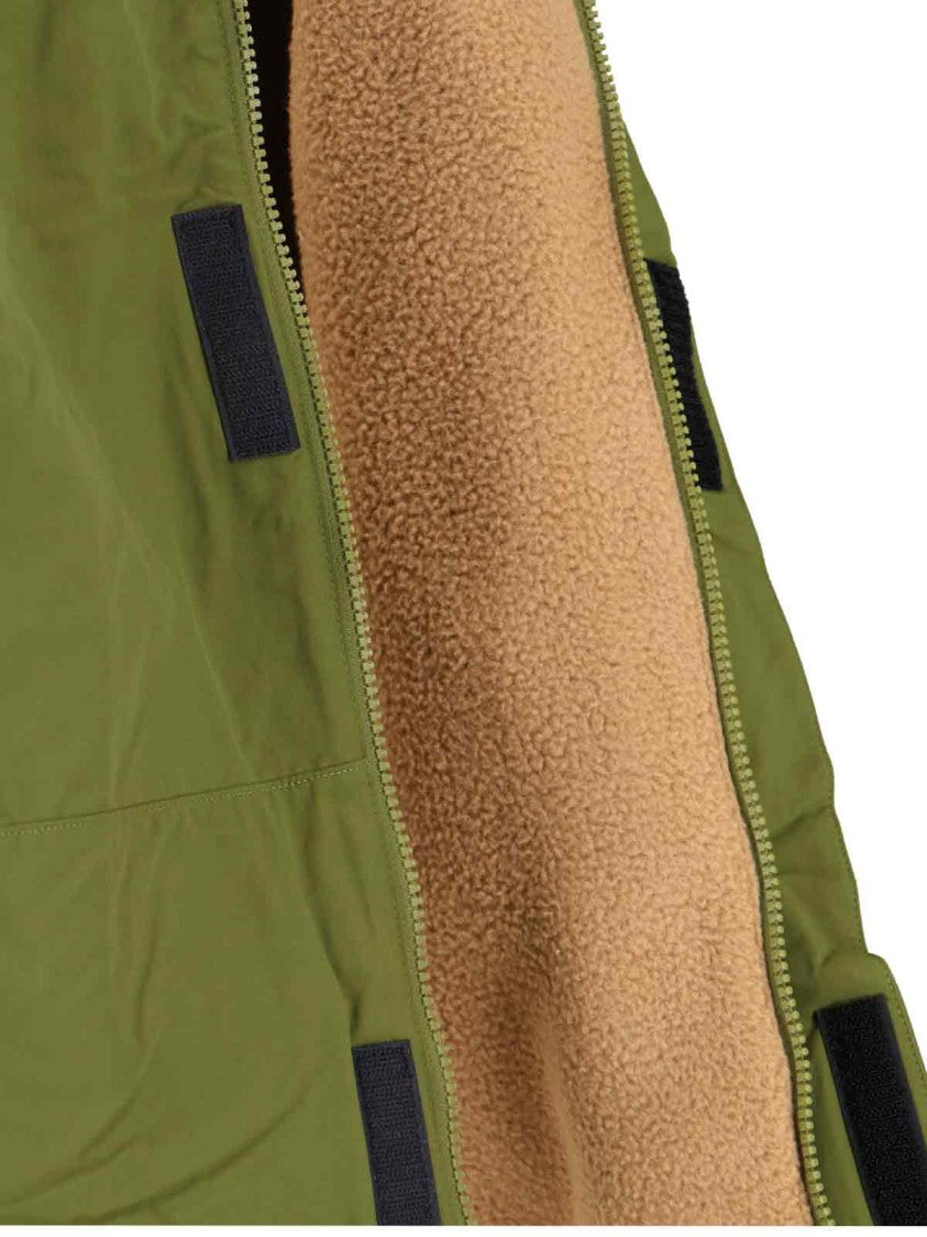 The North Face "Yumiori Rev" Fleece Jacket, In Green Fabric