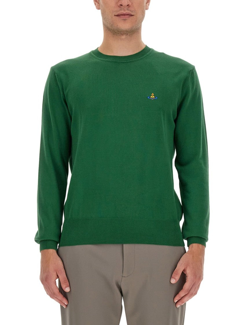 Vivienne Westwood Jersey With Orb Embroidery