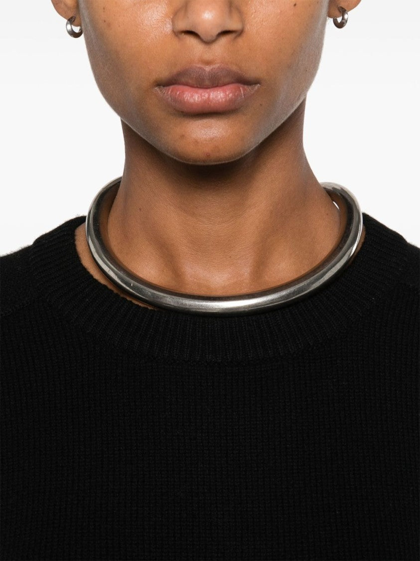 Soft Goat Cashmere Boyfriend Crewneck Sweater