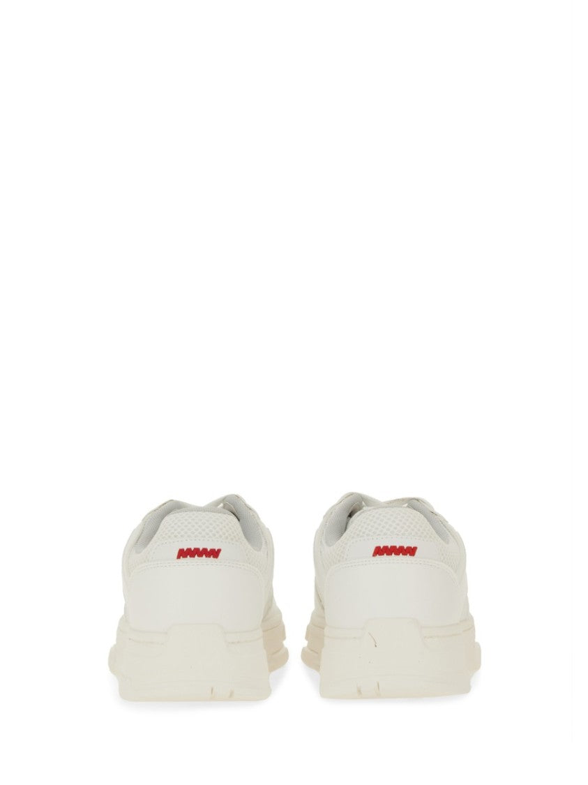 Hugo Low-Top Sneakers With Perforated Design And Textured Sole