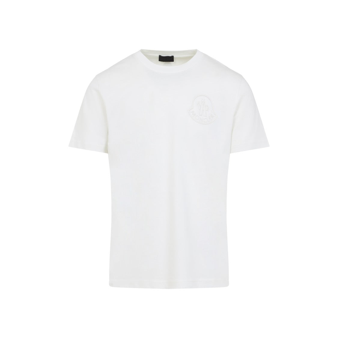 Moncler White Cotton Short Sleeves T-Shirt