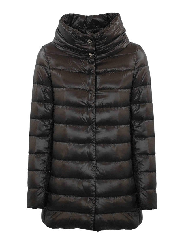 Herno 3/4 Length Ultralight Puffer Jacket With Crater Collar