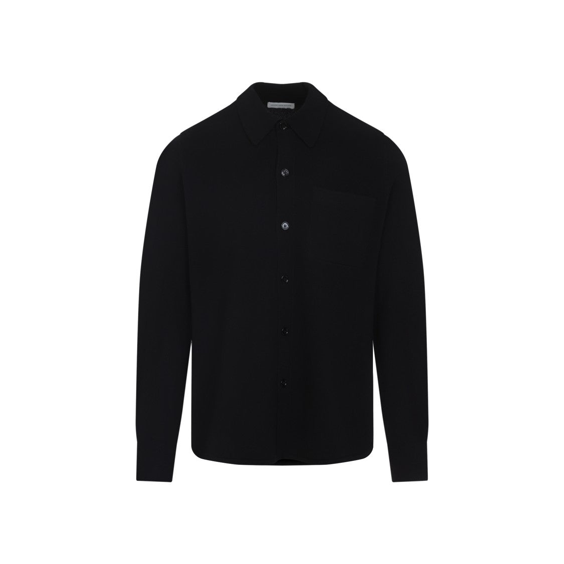 Dries Van Noten Black Cashmere Shirt
