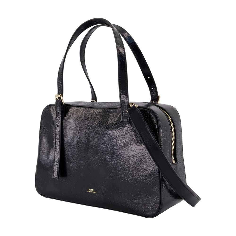 A.P.C. Virginie Shoulder Bag - Leather - Black
