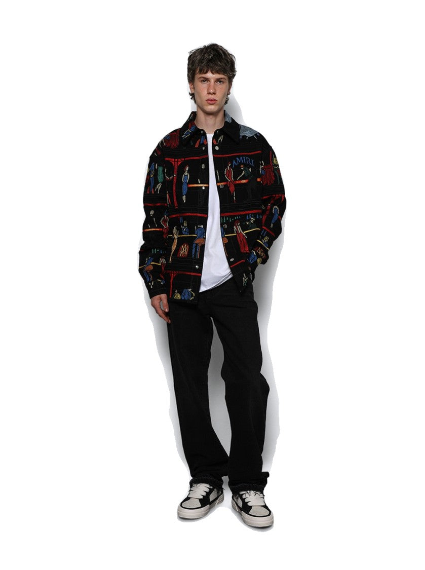 Amiri Released Hem Straight Jean Vintage Black