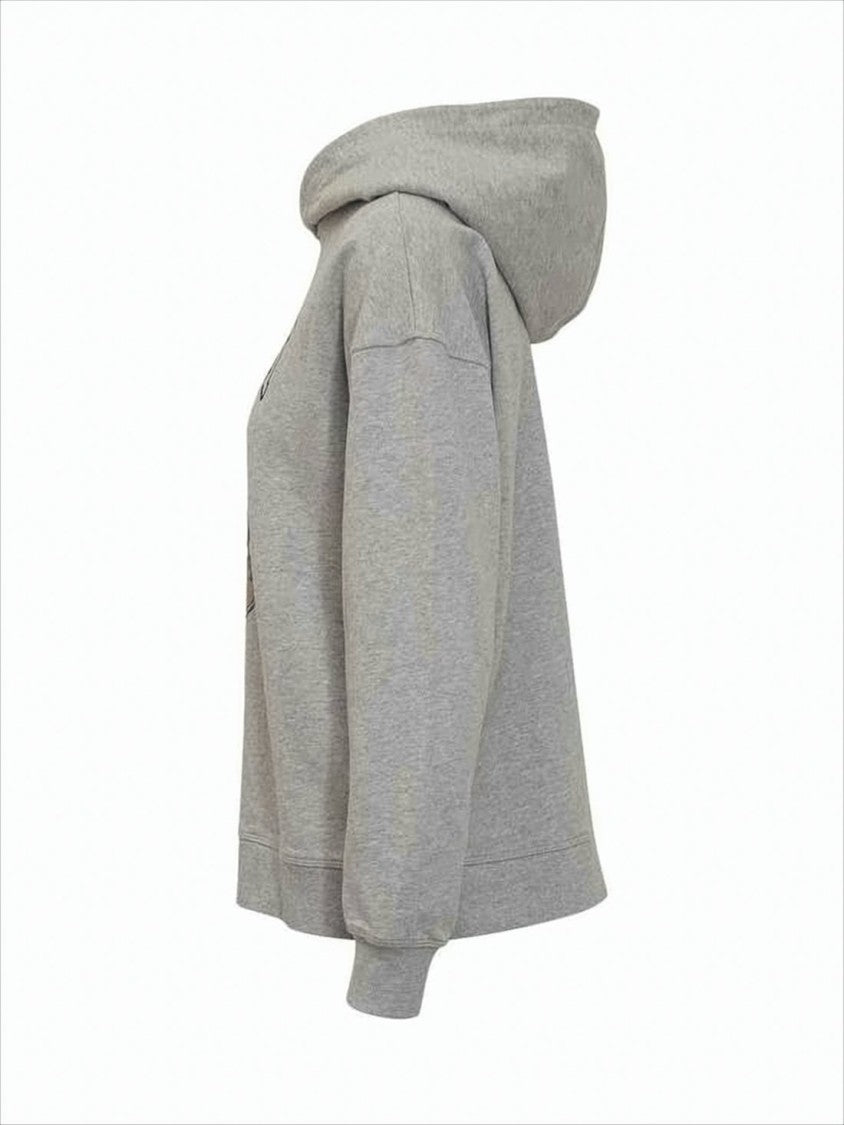 Ganni Graphic Front Hoodie With Relaxed Fit