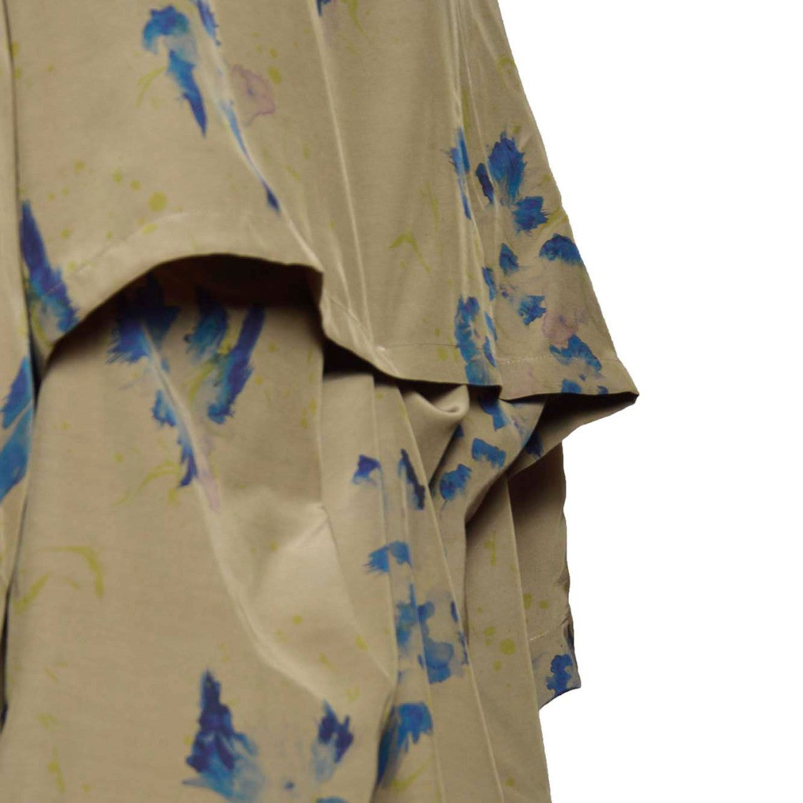 Lemaire Shirt In Khaki Overdyed Viscose Lemaire