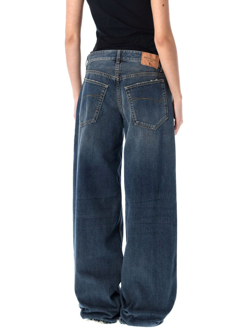 Balenciaga Wide Leg Baggy Pants