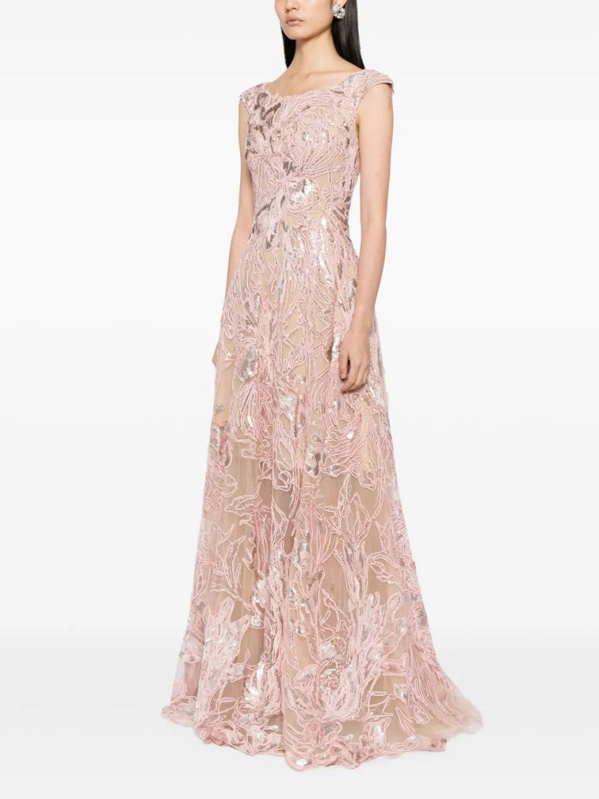Saiid Kobeisy Embroidered Long Dress