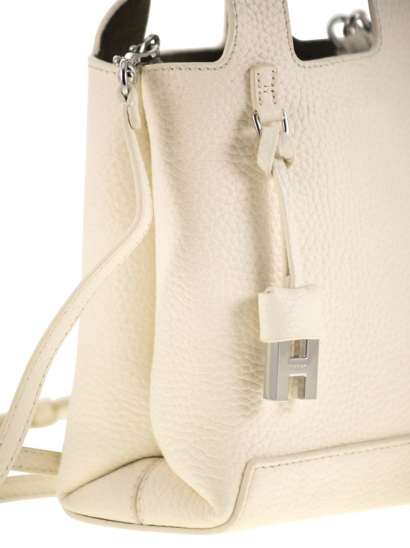 Hogan H01r - Handbag In Hammered Leather